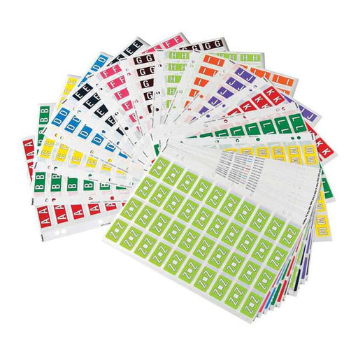Codafile Label Alpha Miniset A-Z 25mm Pack 26 Sheets-Officecentre
