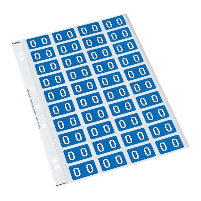 Codafile Label Alpha O 25mm Pack 5 Sheets-Officecentre