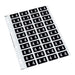 Codafile Label Numeric 4 25mm Pack 5 Sheets-Officecentre