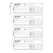 Collins Cash Receipt A5 4dl 100 Leaf Duplicate No Carbon Required-Officecentre