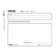 Collins Goods Order 45dl Duplicate No Carbon Required-Officecentre