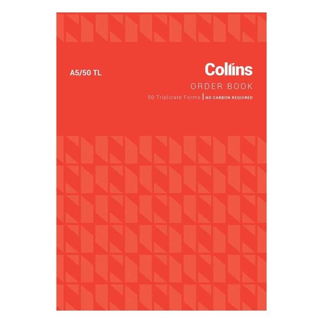 Collins Goods Order A5/50tl Triplicate No Carbon Required-Officecentre