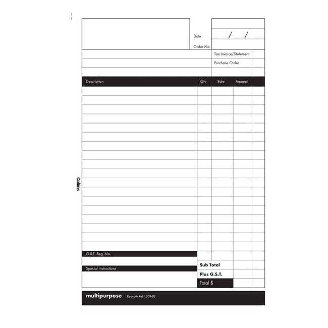 Collins Multipurpose A5dl Duplicate No Carbon Required-Officecentre