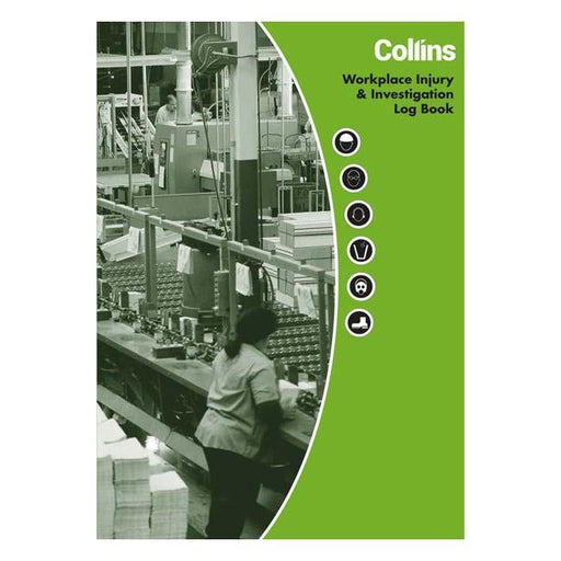 Collins Register Injury And Investigation A4 50 Leaf-Officecentre