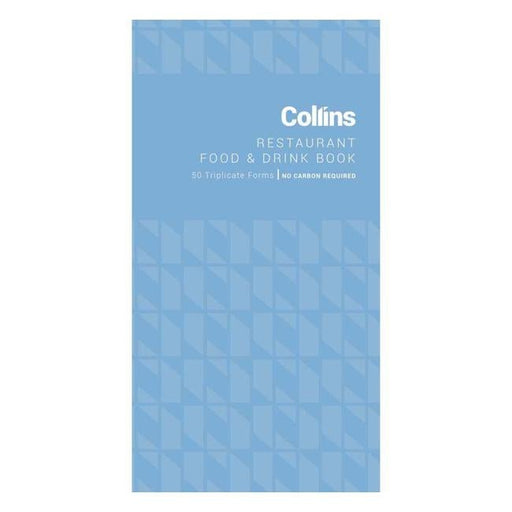 Collins Restaurant Triplicate Food & Drink 50 Leaf No Carbon Required-Officecentre