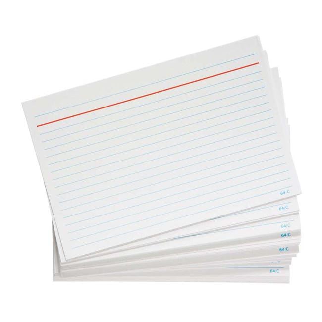 Collins System Card Feints 64c 150x100mm Pack 100-Officecentre