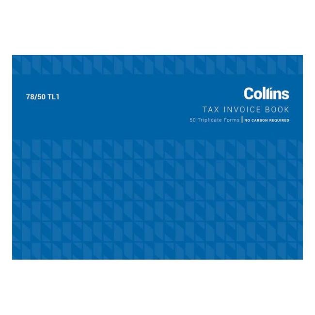 Collins Tax Invoice 78/50tl1 Triplicate No Carbon Required — Officecentre