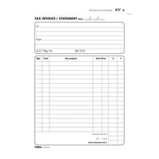 Collins Tax Invoice A5/50dlh Duplicate No Carbon Required-Officecentre