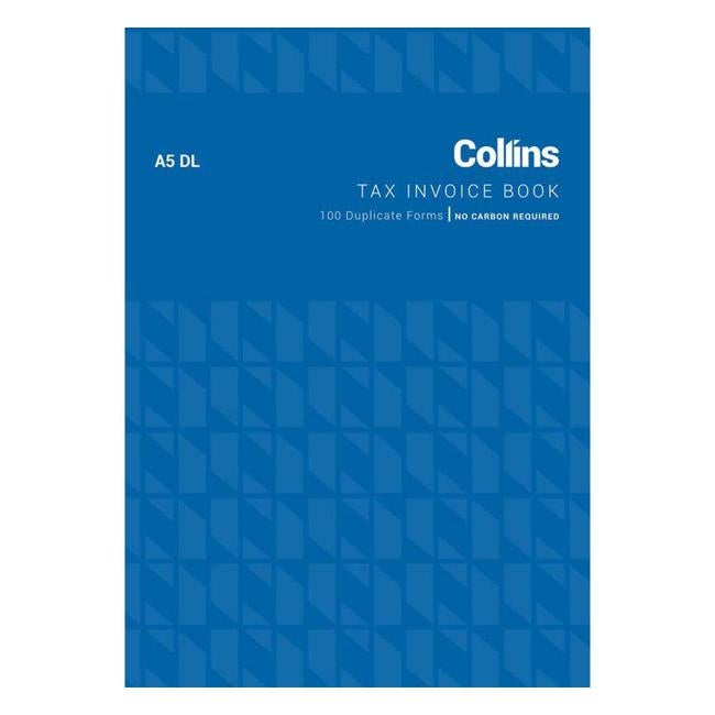Collins Tax Invoice A5dl No Carbon Required-Officecentre