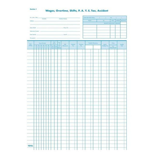 Collins Wage Book A4 P9-77-Officecentre