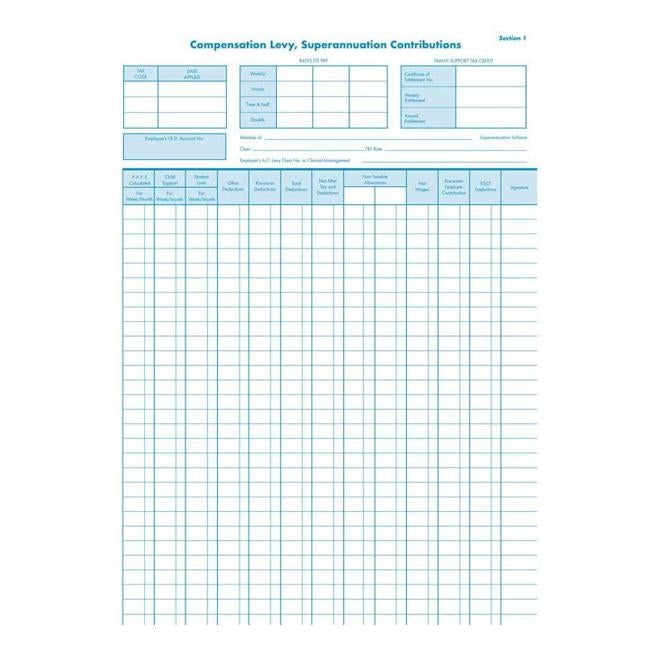 Collins Wage Book A4 P9-77-Officecentre