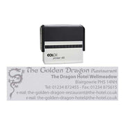 Colop Printer 45 Oblong Black-Officecentre