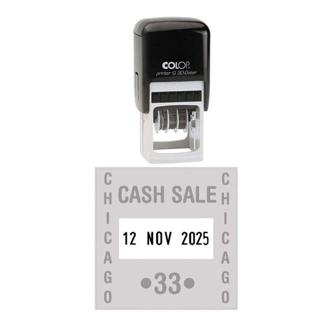 Colop Stamp Dater Q30 30x30mm-Officecentre
