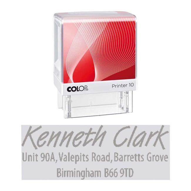 Colop Stamp Printer 10 Black Pad G7 Handle-Officecentre