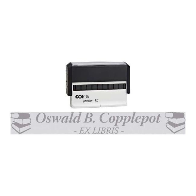 Colop Stamp Printer 15 Oblong Black 10x69mm-Officecentre