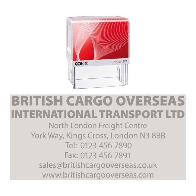 Colop Stamp Printer 60 Black Pad G7 Handle-Officecentre