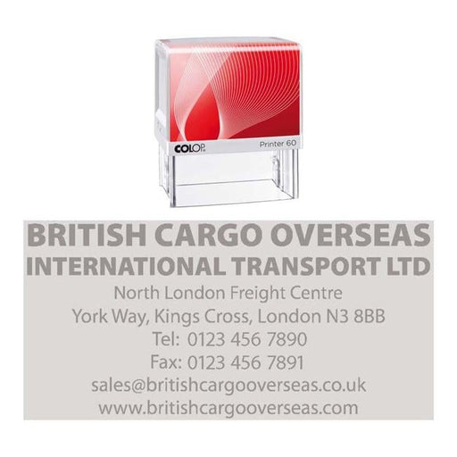 Colop Stamp Printer 60 Black Pad G7 Handle-Officecentre