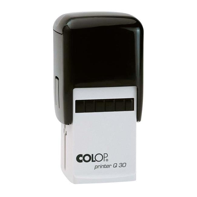 Colop Stamp Printer Q30 Black 31x31mm Square-Officecentre