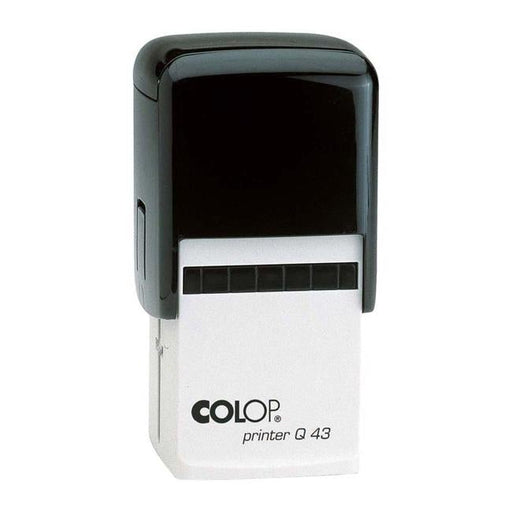 Colop Stamp Printer Q43 Black 43x43mm Square-Officecentre
