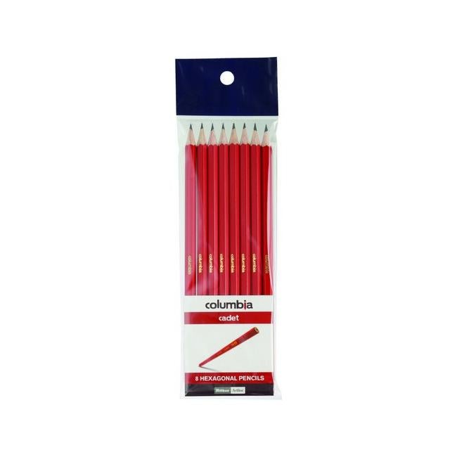 Columbia cadet lead pencil hexagonal hb pk8-Officecentre