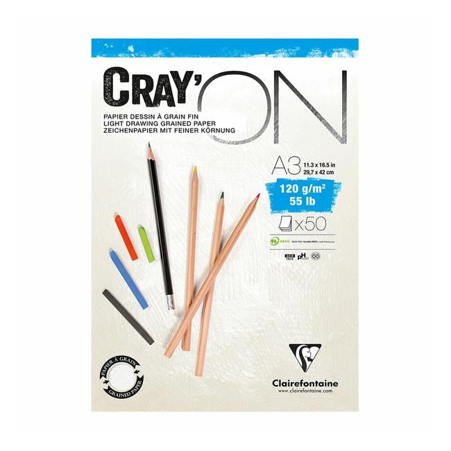 CrayON Pad A3 120g 50sh-Officecentre