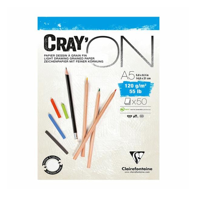 CrayON Pad A5 120g 50sh-Officecentre