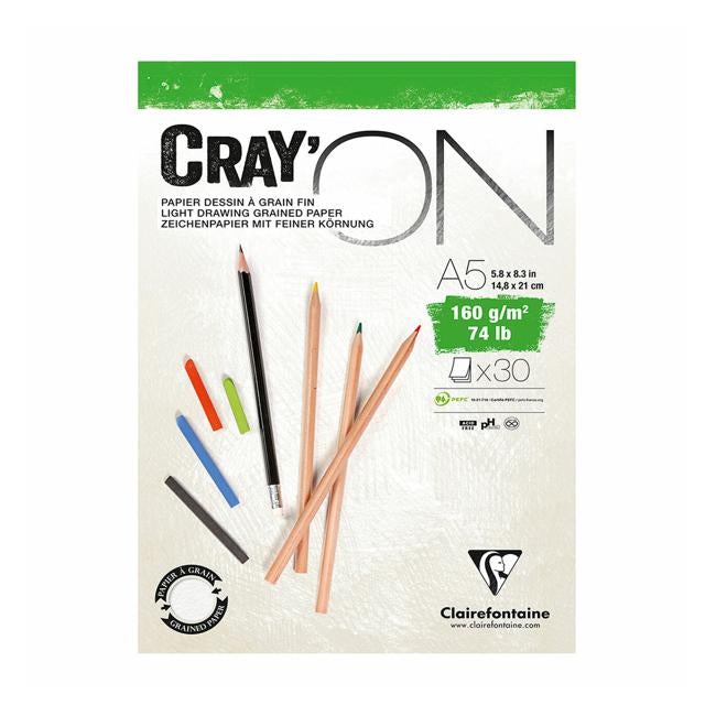 CrayON Pad A5 160g 30sh-Officecentre