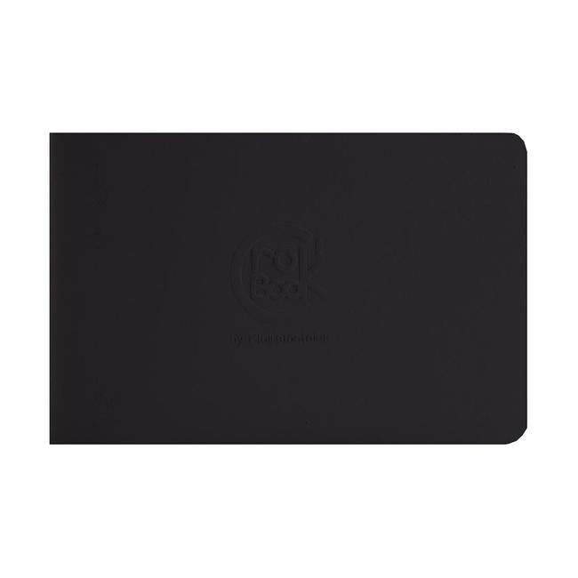 CrocBOOK Notebook White 17x11cm Black-Officecentre