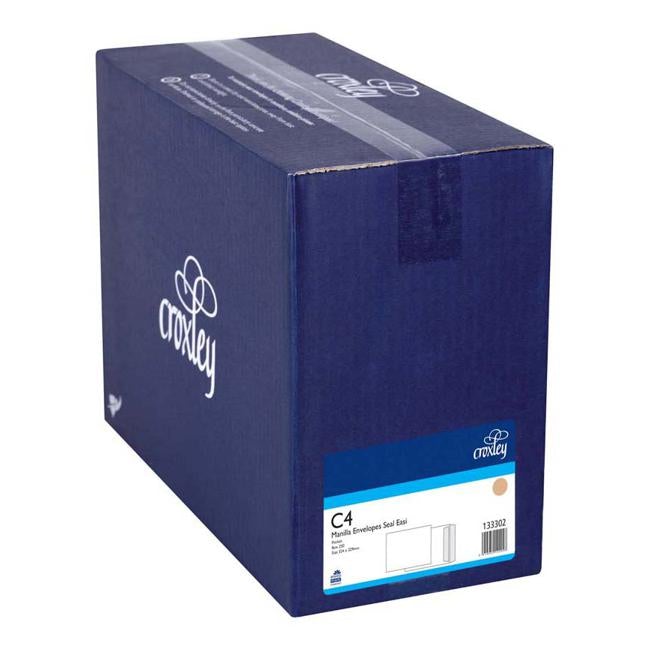 Croxley Envelope C4 Manilla Seal Easi Pocket Box 250-Officecentre