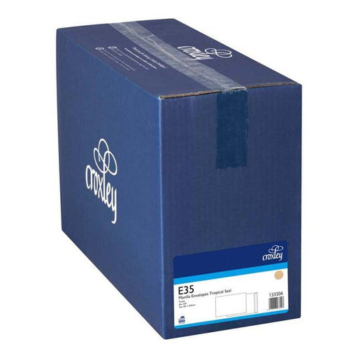 Croxley Envelope E35 Manilla Tropical Seal Pocket Box 250-Officecentre