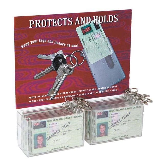 Dixon Key Ring License Holder For Nz Drivers License-Officecentre