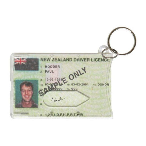 Dixon Key Ring License Holder For Nz Drivers License-Officecentre