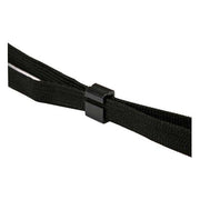 Dixon Lanyard Black Pack 10 Flat Hangsell-Officecentre