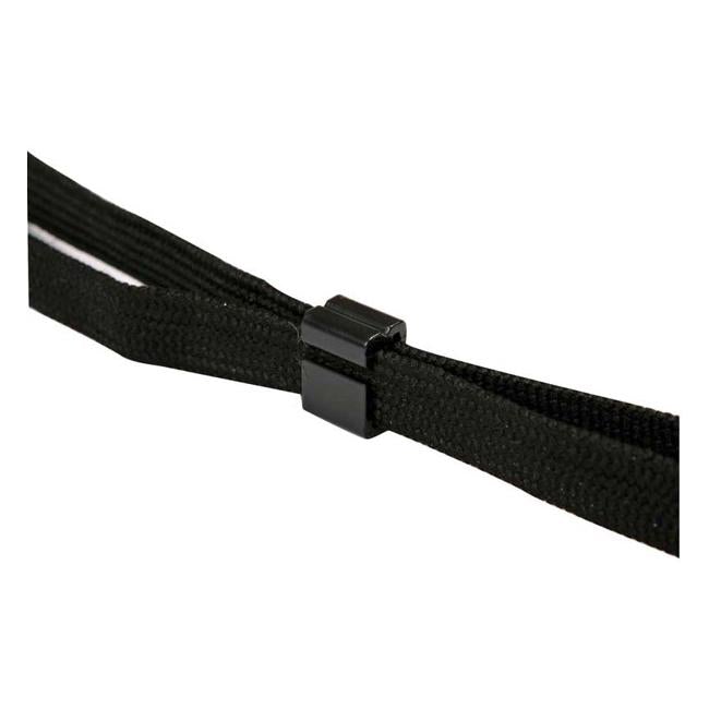 Dixon Lanyard Black Pack 10 Flat Hangsell-Officecentre