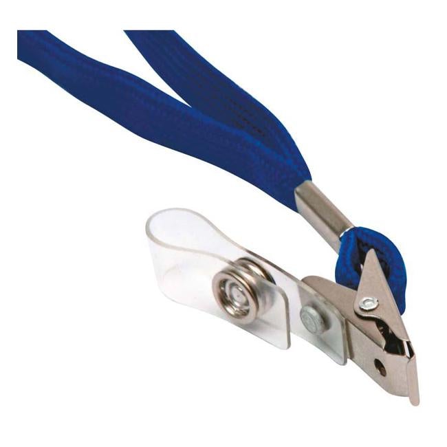 Dixon Lanyard Blue Pack 10 Flat Hangsell-Officecentre
