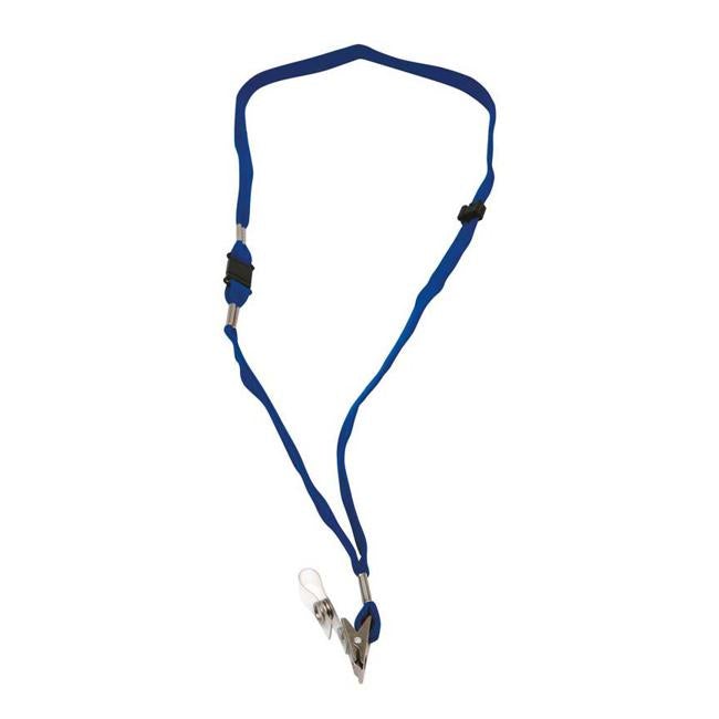 Dixon Lanyard Blue Pack 10 Flat Hangsell-Officecentre