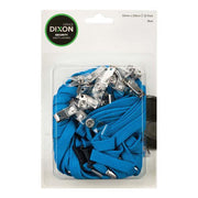 Dixon Lanyard Blue Pack 10 Flat Hangsell-Officecentre