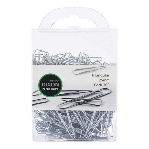 Dixon Paper Clips 25mm Tri Pack 200-Officecentre