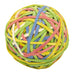 Dixon Rubber Band Ball 200gm Assorted Colours 70% Rubber Content-Officecentre