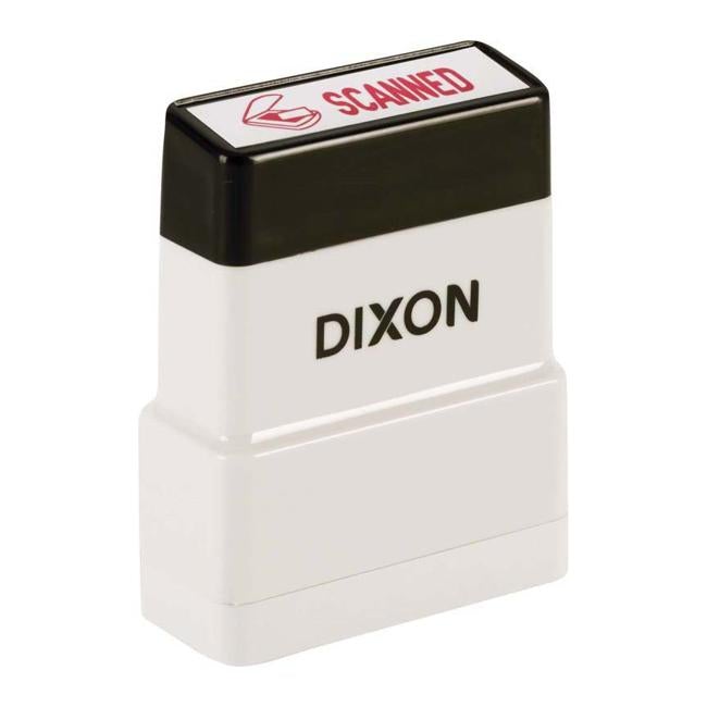 Dixon Stamp 005 Scanned Red Pre Inked-Officecentre