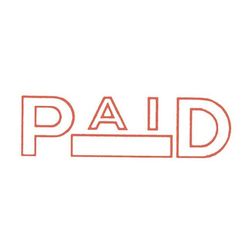 Dixon Stamp 007 Paid Red Pre Inked-Officecentre