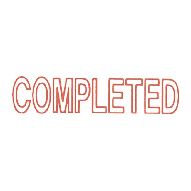 Dixon Stamp 009 Completed Red Pre Inked-Officecentre