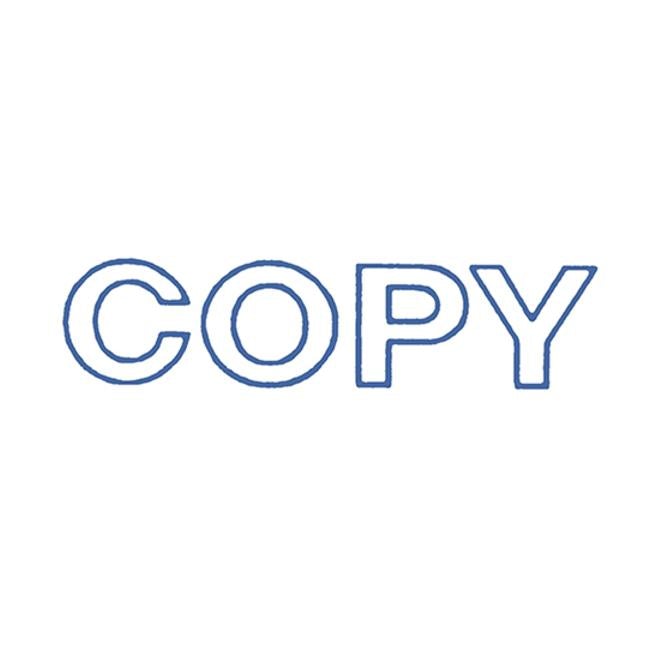 Dixon Stamp 011 Copy Blue Pre Inked-Officecentre