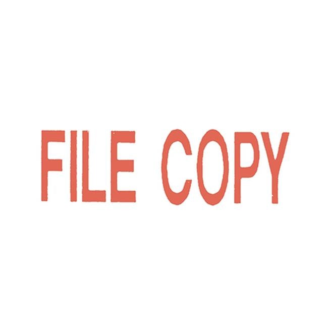 Dixon Stamp 013 File Copy Red Pre Inked-Officecentre