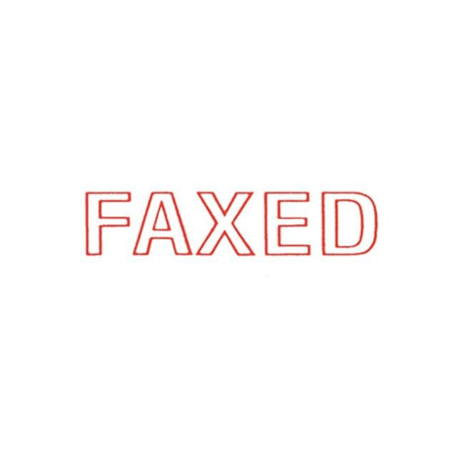 Dixon Stamp 030 Faxed Red Pre Inked-Officecentre