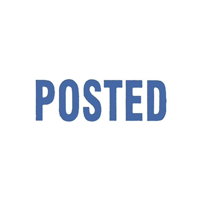 Dixon Stamp 037 Posted Blue Pre Inked-Officecentre