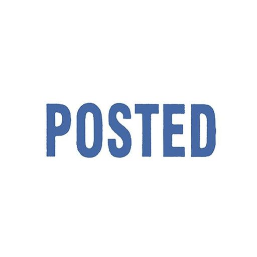 Dixon Stamp 037 Posted Blue Pre Inked-Officecentre