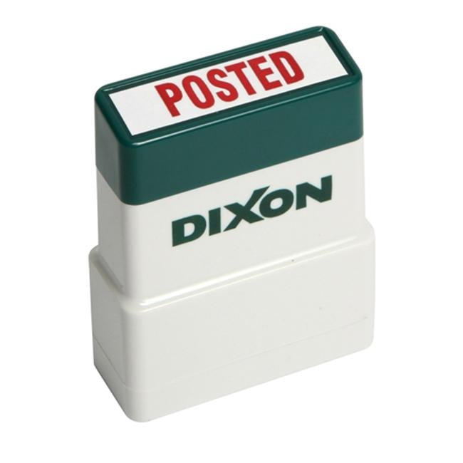Dixon Stamp 038 Posted Red Pre Inked-Officecentre