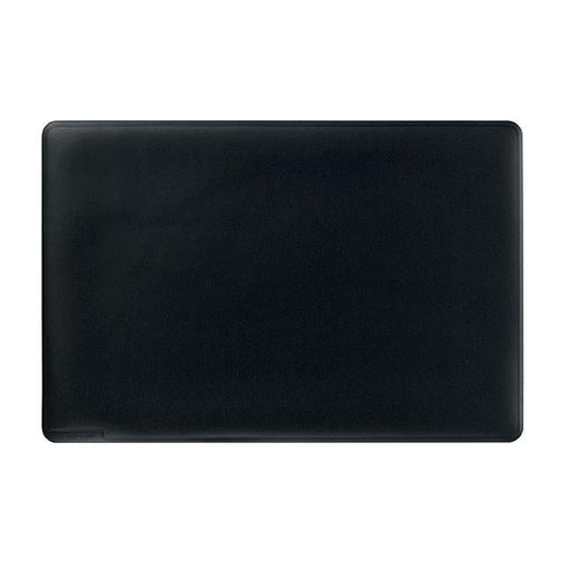 Durable desk mat with contoured edge 530mm x 410mm black-Officecentre