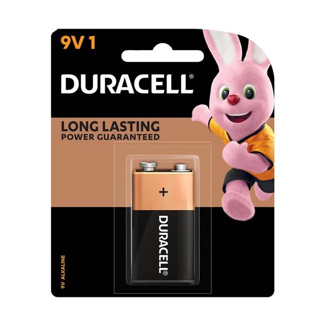Duracell Coppertop Alkaline 9V Battery-Officecentre
